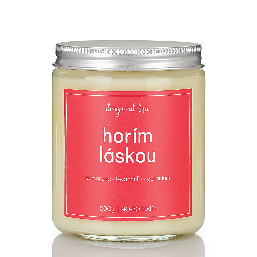 Sviečka Horím láskou 100 g