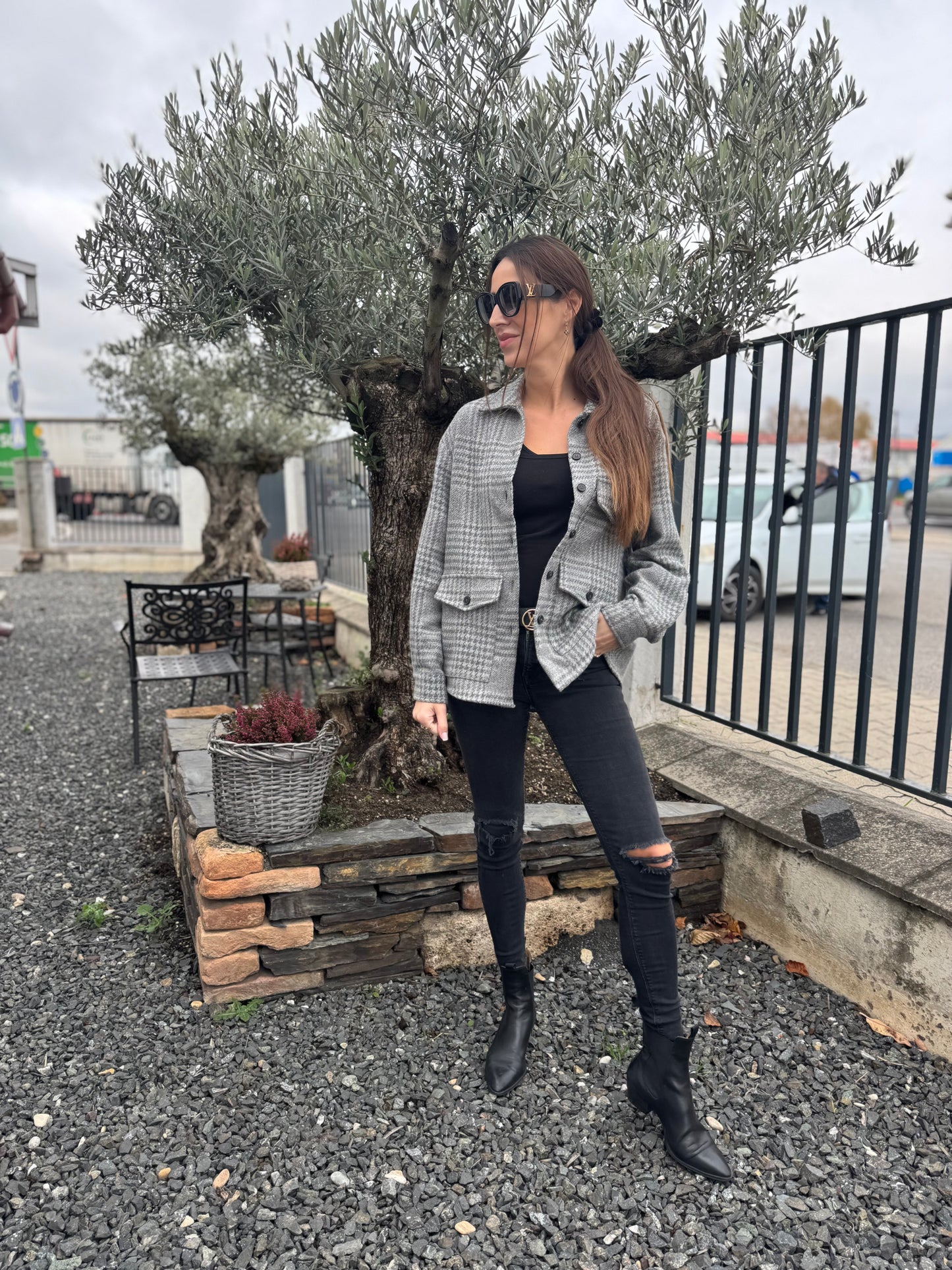 Vicolo sivá košeľa