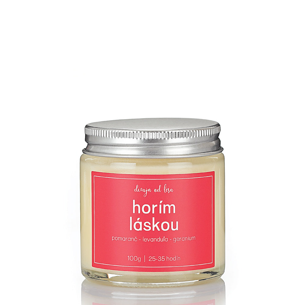 Sviečka Horím láskou 100 g
